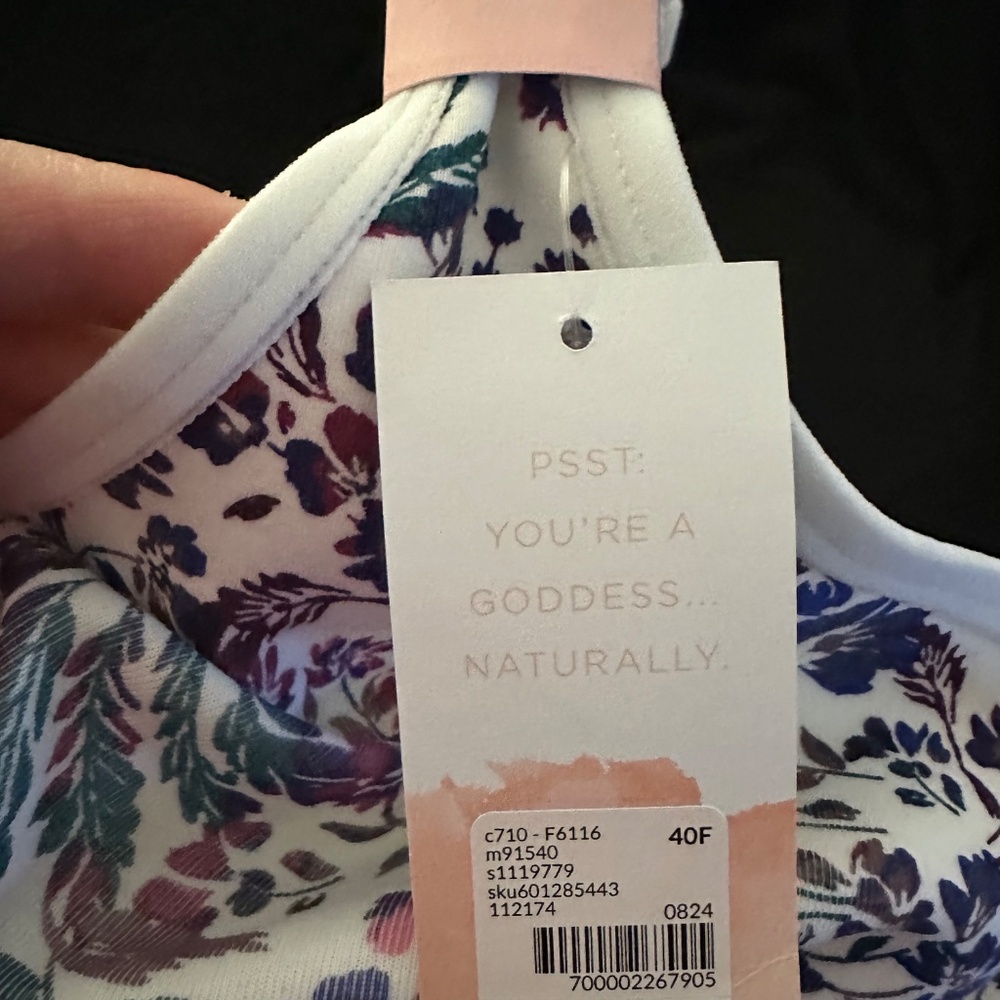 Lane Bryant Size 40F Floral Bra - Picture 8 of 8